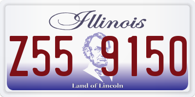 IL license plate Z559150