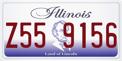 IL license plate Z559156
