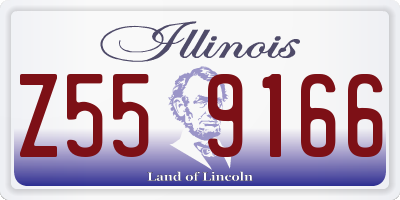 IL license plate Z559166