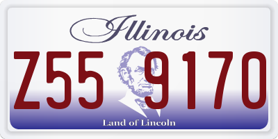 IL license plate Z559170