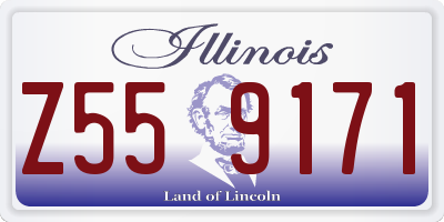 IL license plate Z559171