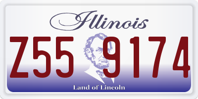 IL license plate Z559174
