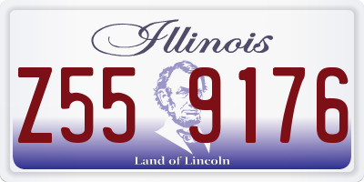 IL license plate Z559176