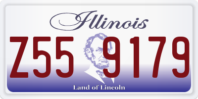 IL license plate Z559179