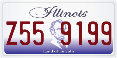 IL license plate Z559199