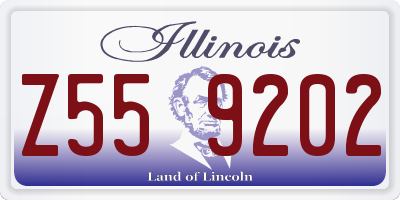 IL license plate Z559202