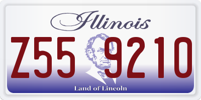 IL license plate Z559210