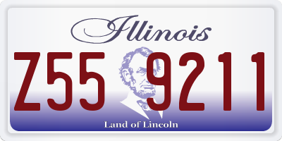 IL license plate Z559211