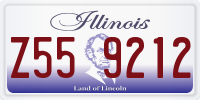 IL license plate Z559212