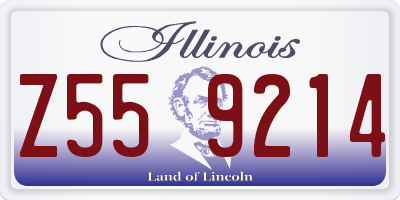 IL license plate Z559214