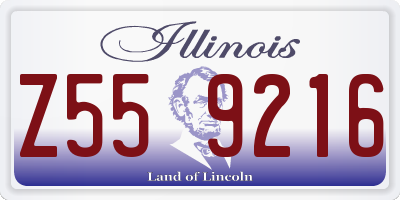 IL license plate Z559216