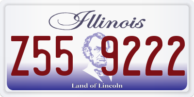 IL license plate Z559222