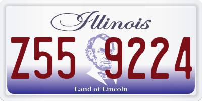 IL license plate Z559224