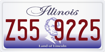 IL license plate Z559225