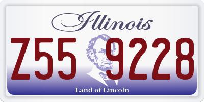 IL license plate Z559228
