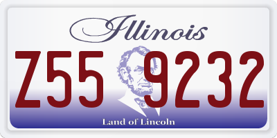 IL license plate Z559232
