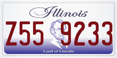 IL license plate Z559233