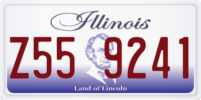 IL license plate Z559241