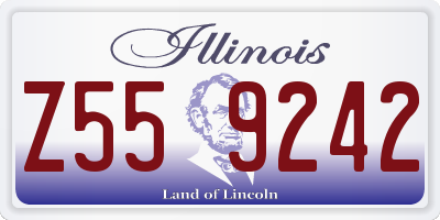 IL license plate Z559242
