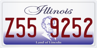 IL license plate Z559252