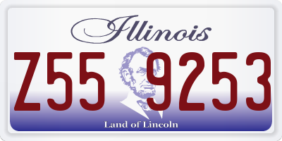 IL license plate Z559253