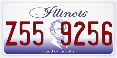 IL license plate Z559256