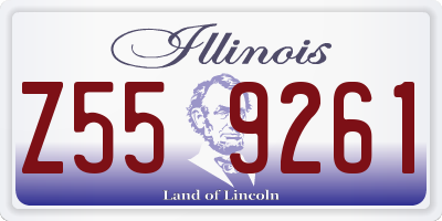 IL license plate Z559261
