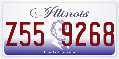 IL license plate Z559268