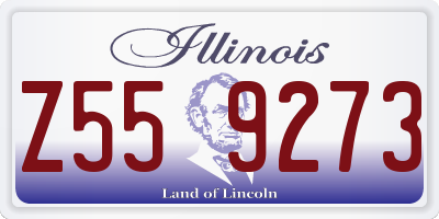 IL license plate Z559273