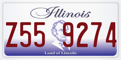 IL license plate Z559274