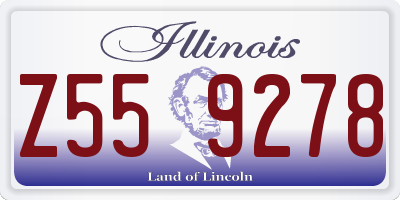 IL license plate Z559278