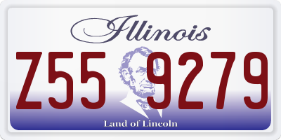 IL license plate Z559279