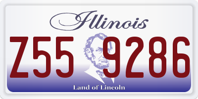 IL license plate Z559286