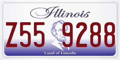 IL license plate Z559288