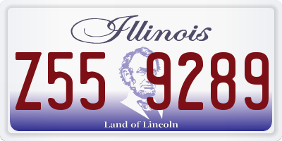 IL license plate Z559289