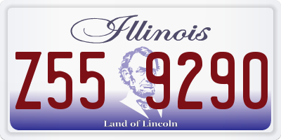 IL license plate Z559290