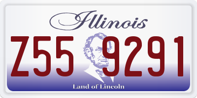 IL license plate Z559291