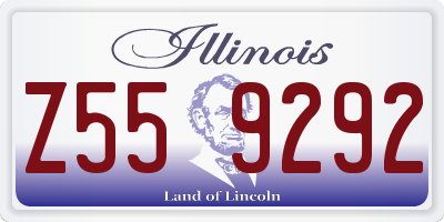 IL license plate Z559292
