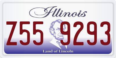 IL license plate Z559293