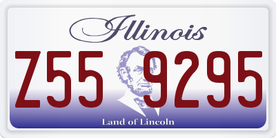 IL license plate Z559295