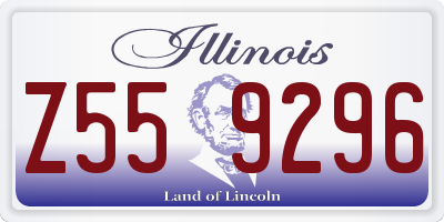 IL license plate Z559296