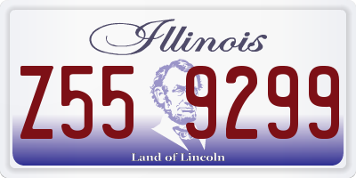 IL license plate Z559299