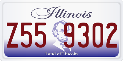 IL license plate Z559302