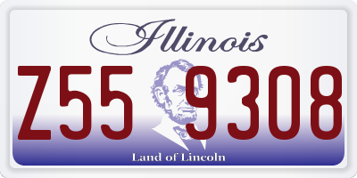IL license plate Z559308