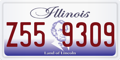 IL license plate Z559309