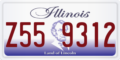 IL license plate Z559312