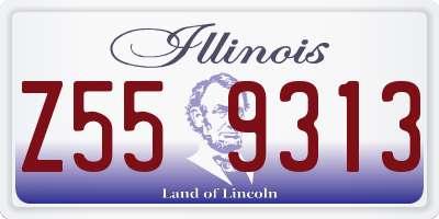 IL license plate Z559313