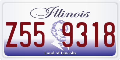 IL license plate Z559318