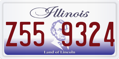 IL license plate Z559324