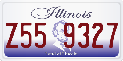 IL license plate Z559327